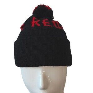 Red Dog Vintage Winter Unisex Bernie Hat Black Red Ski Snowboarding Skater New